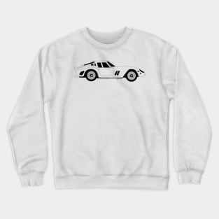 250 GTO Black Outline Crewneck Sweatshirt